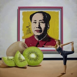 YOGA CON KIWI Y MAO