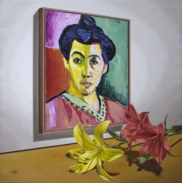 MADAME MATISSE CON LIRIOS